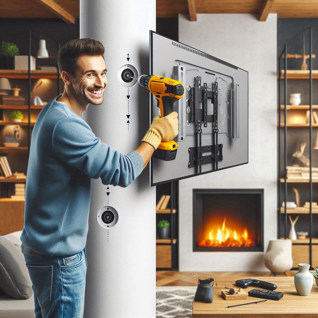 No drill TV Mount CONDOMOUNTS