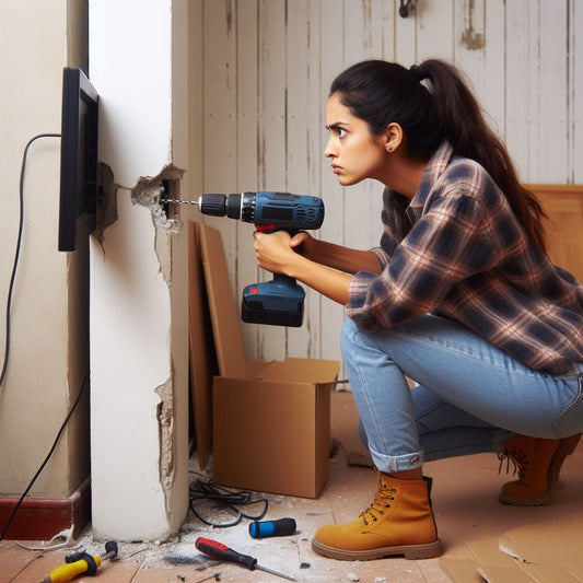 No Drill Pillar/Post TV Mount for Outdoor