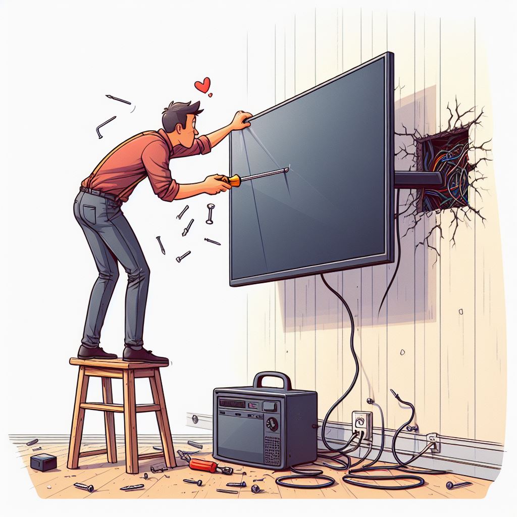 Can You Mount a TV with a Screwdriver? CONDOMOUNTS