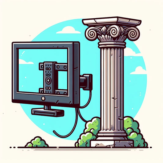 TV Mount for Pillar