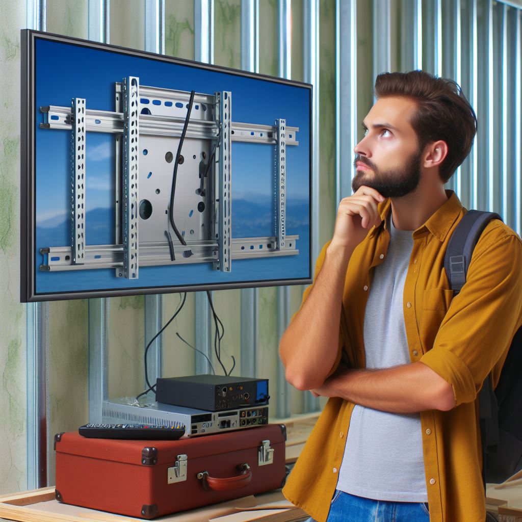 How to mount TV to metal studs? CONDOMOUNTS