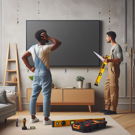 How to mount TV on wall without studs?