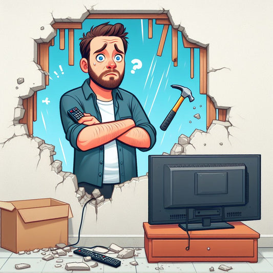 Can you mount a TV on the drywall without any studs?