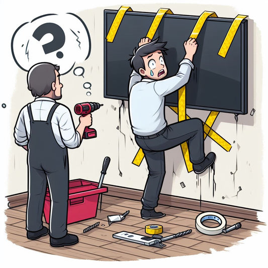 Can you mount a tv without drilling?