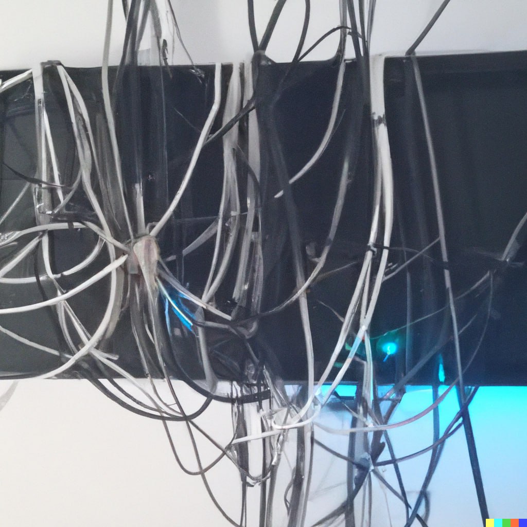 How to hide cables when mounting your TV?