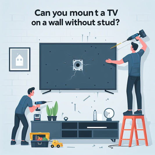 Can you mount a TV on a wall without studs?