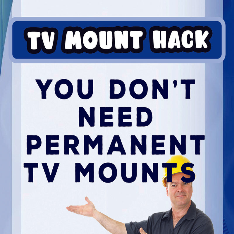 Discover the Freedom of Flexibility with Zebozap TV Mount: Say Goodbye to Permanent TV Mounts!