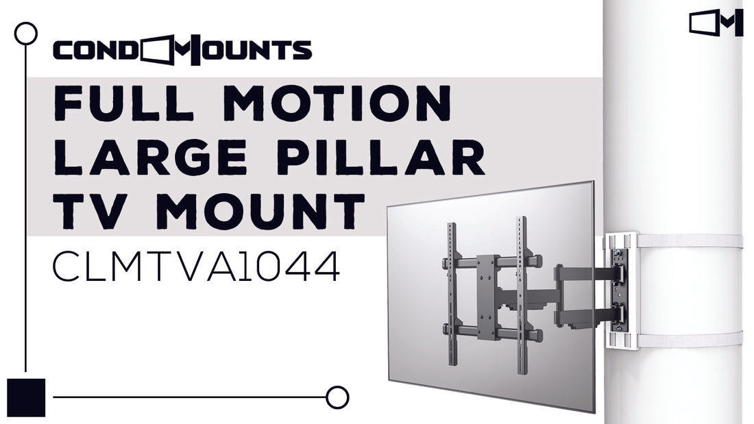 Full Motion Large Pillar TV Mount | CLMTVT1044