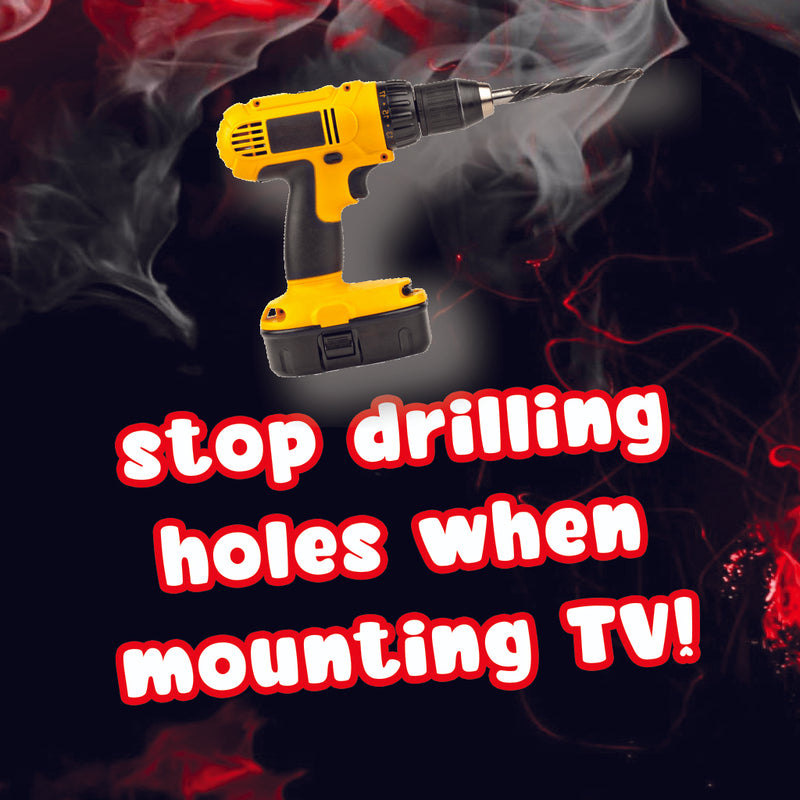 Say Goodbye to Drilling Holes: The Innovative Solution for Mounting Your TV