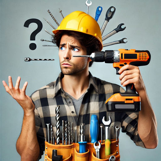 Confused on how to attach your drill bit to your drill? Here’s a quick hack!