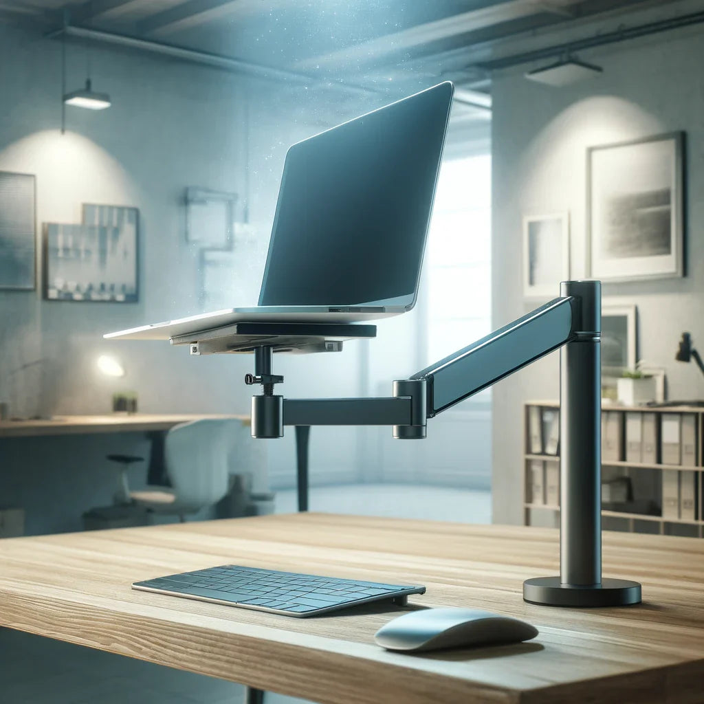 Turn your monitor mount into a laptop mount—just like magic!