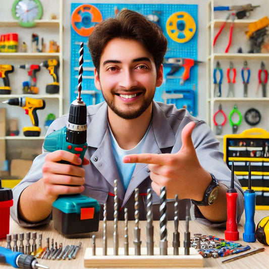 Here’s a quick way to attach your drill bit!