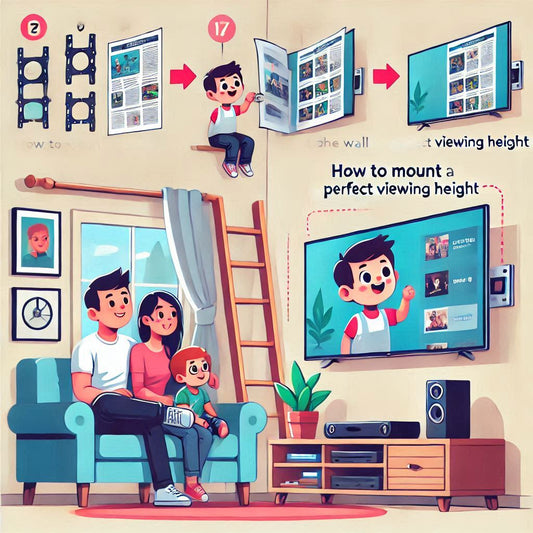 How to Mount Your TV for the Perfect Viewing Height?