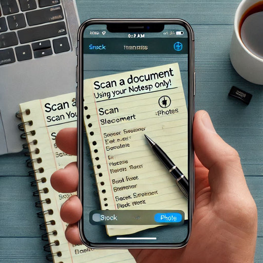 IPHONE HACK: SCAN A DOCUMENT USING YOUR NOTES APP ONLY!