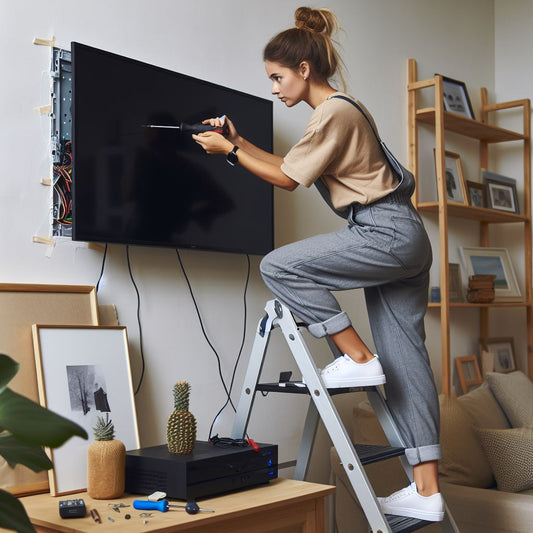 How to mount TV on wall in apartment?