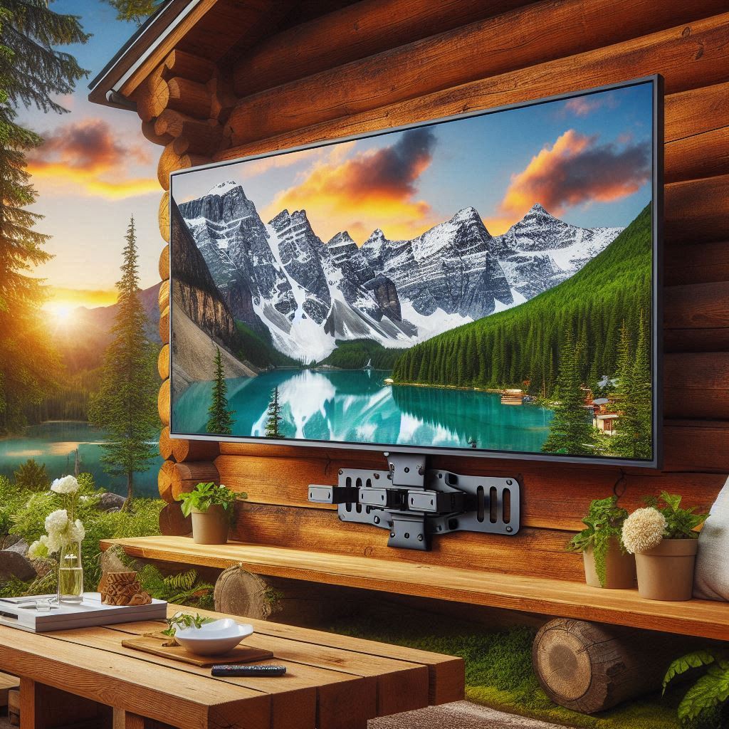 Enjoy the OUTDOORS, WORRY-FREE with this OUTDOOR-RATED TV Mount from CONDOMOUNT!