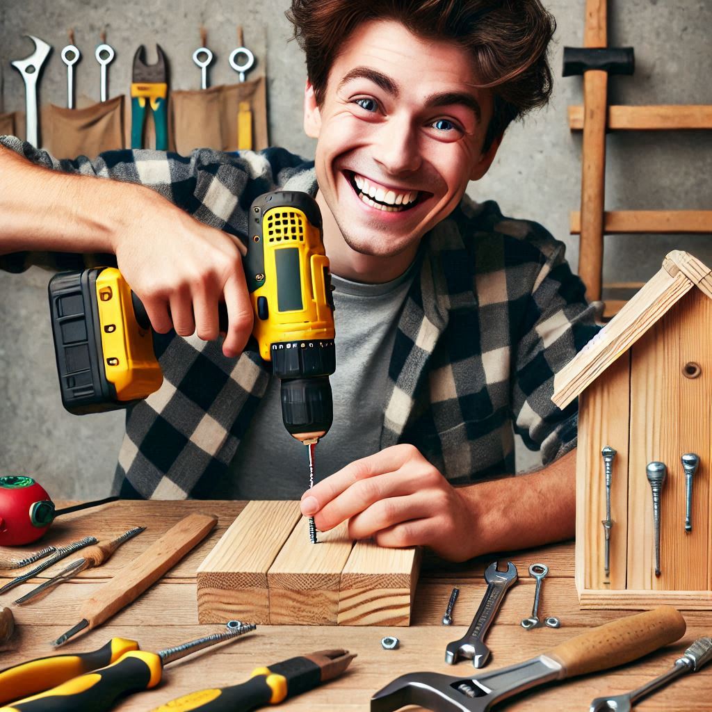 Tighten or loosen a screw with your drill!