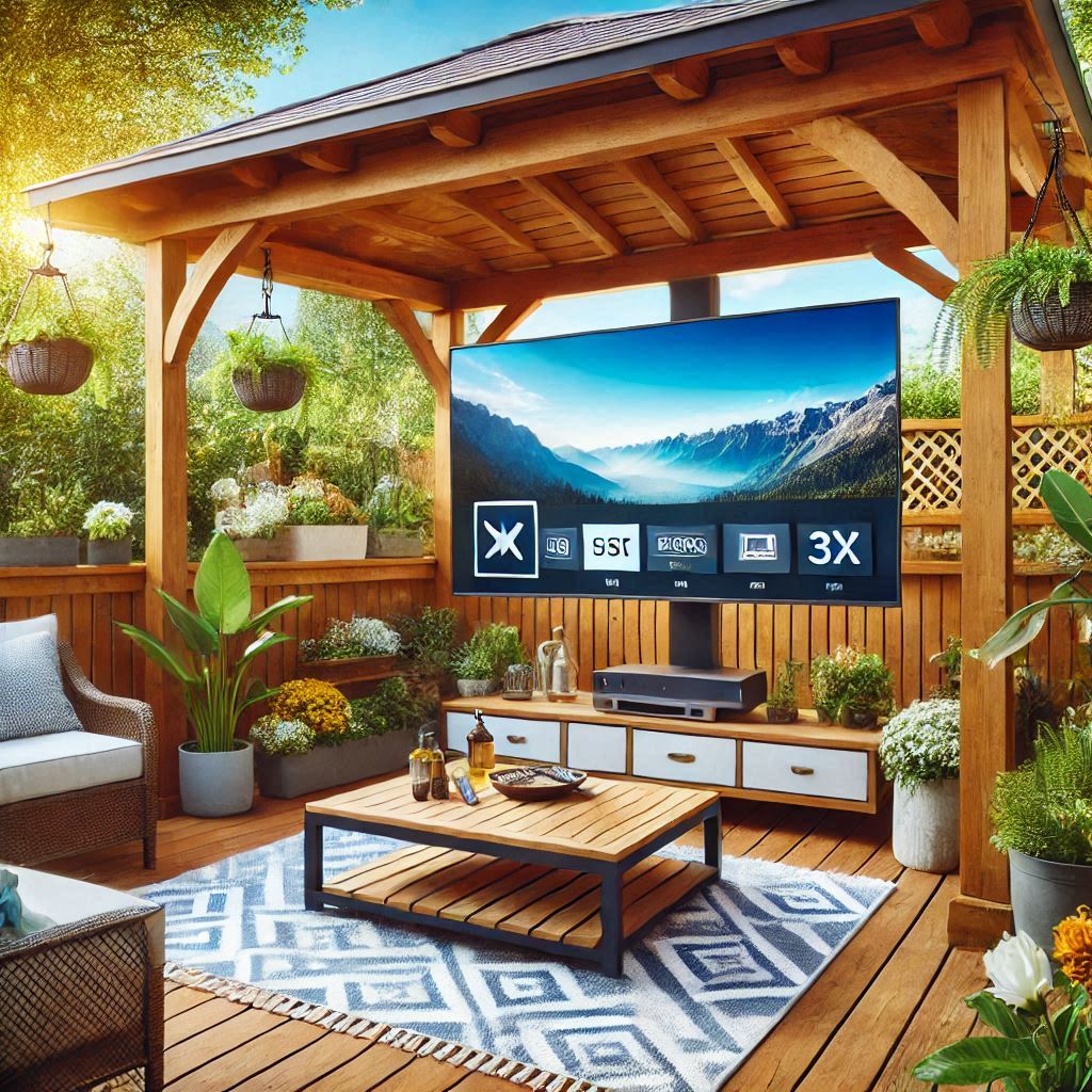 Upgrade Your Outdoor Space with the ZeboZap DIY Swivelling Gazebo TV M ...