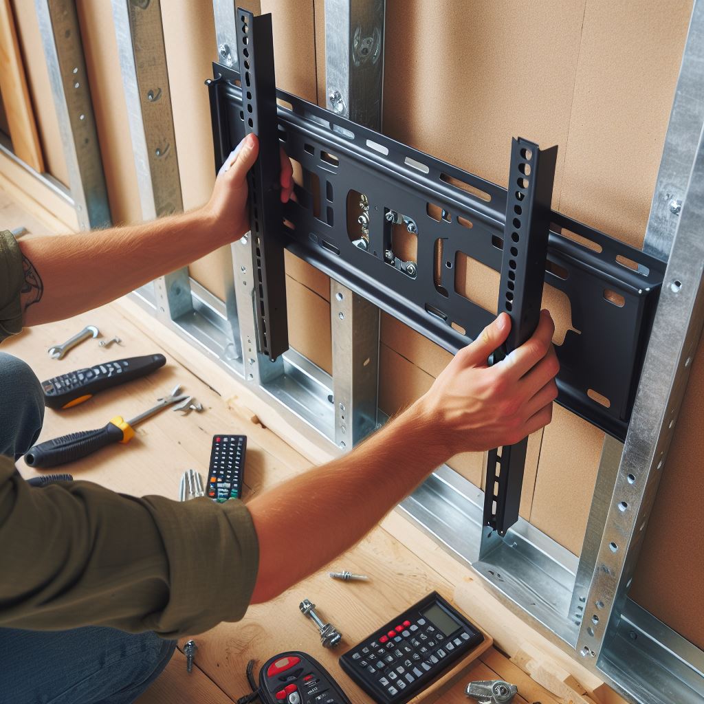 Installing A TV Mount Into Metal Studs