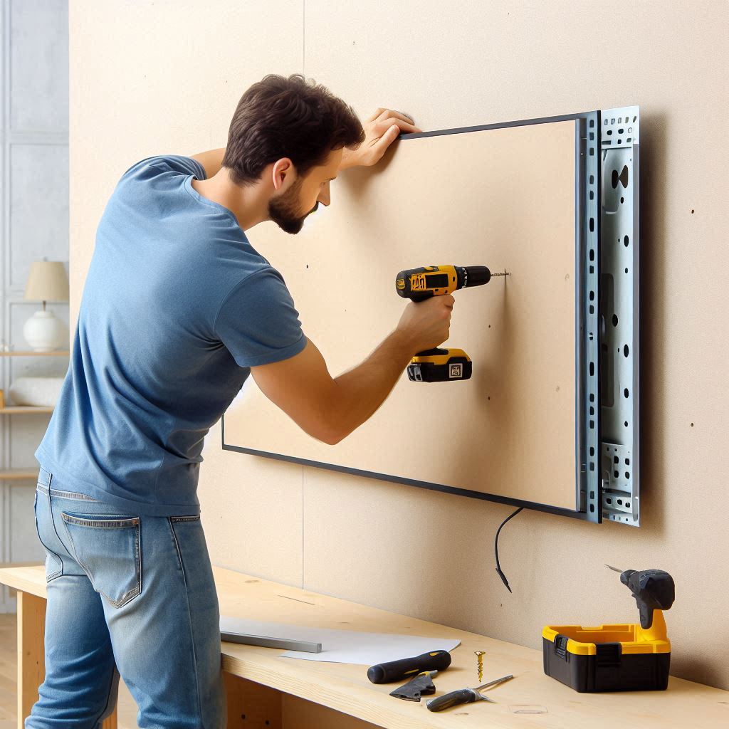 Let’s mount my SUPER HEAVY 55" TV on DRYWALL!