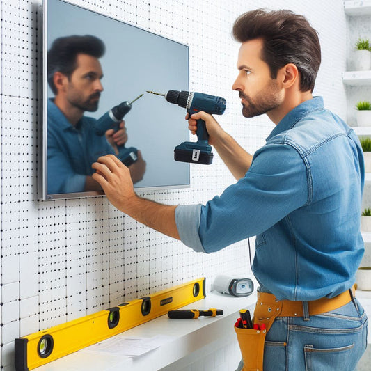 How to Mount TV on Tiles?