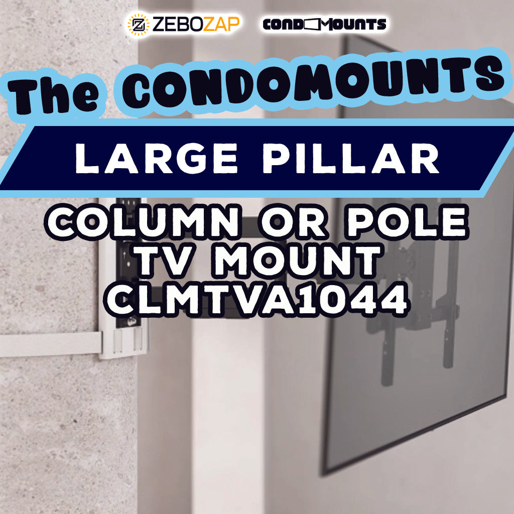 The Condomounts Large Pillar TV Mount - Full Motion (CLMTVA1044)
