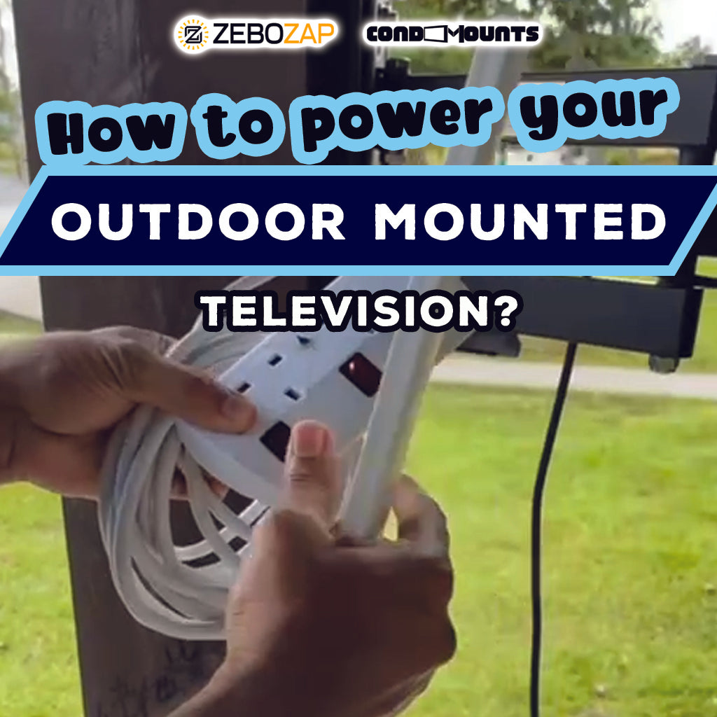 Revolutionize Outdoor Entertainment: Powering Your Mounted TV with Zebozap Strapable Mounts