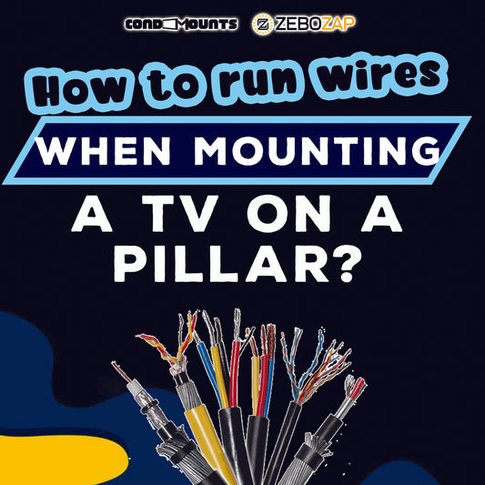 The Art of Neat Entertainment: How to Run Wires for Pillar-Mounted TVs