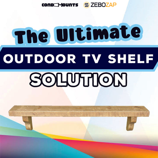 Enhance Your Outdoor Entertainment with Condomounts Pillar & Wall Shelves