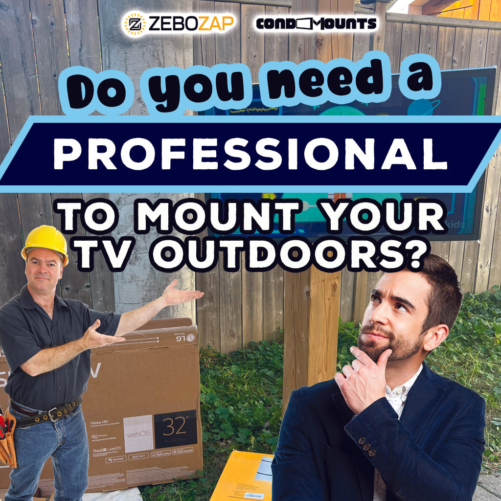 Master the Art of Outdoor TV Mounting with Zebozap and Condomounts: A DIY Guide to Transform Your Space