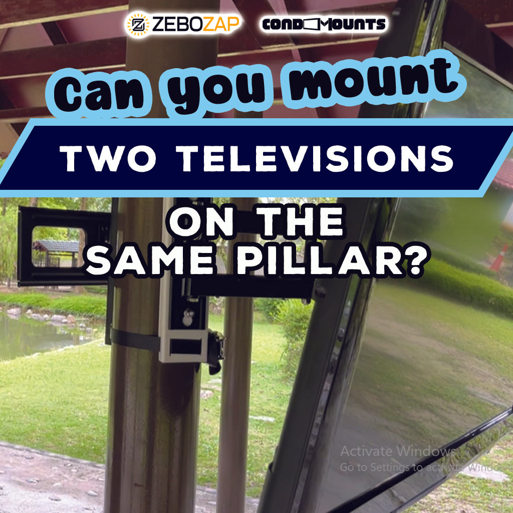 Maximizing Entertainment: A Guide to Mounting Two TVs on One Pillar with Condomounts