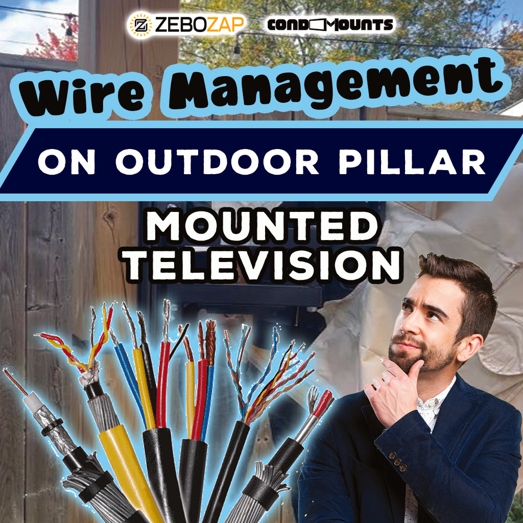 Mastering Wire Arrangement: A Guide to Tidy TV Mounting on Pillars ...
