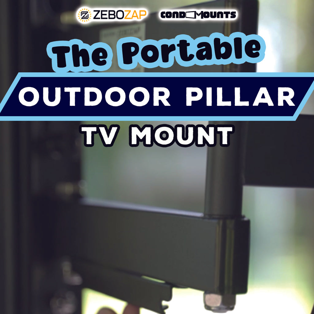 Elevate Your Outdoor Experience with Zebozap's ZZTVA2044 Full Motion Pillar Mount