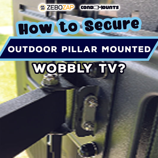 The Ultimate Guide to Securing Your Outdoor TV on a Pillar with Condomounts