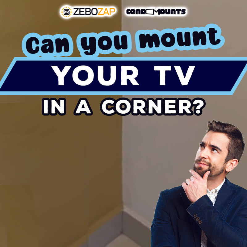 Can you mount your TV at the corner? CondoMounts