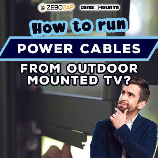 Streamlining Outdoor Entertainment: A Guide to Running Power Cables for Pillar-Mounted TVs
