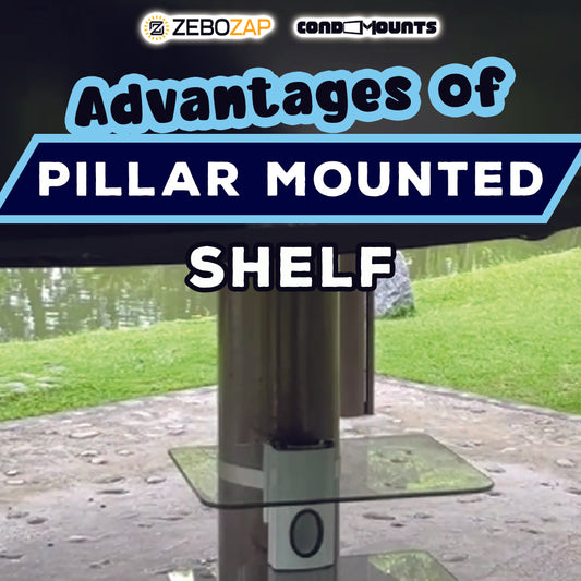 Revolutionizing Spaces: The Perks of Pillar Mounted Shelves by Condomounts