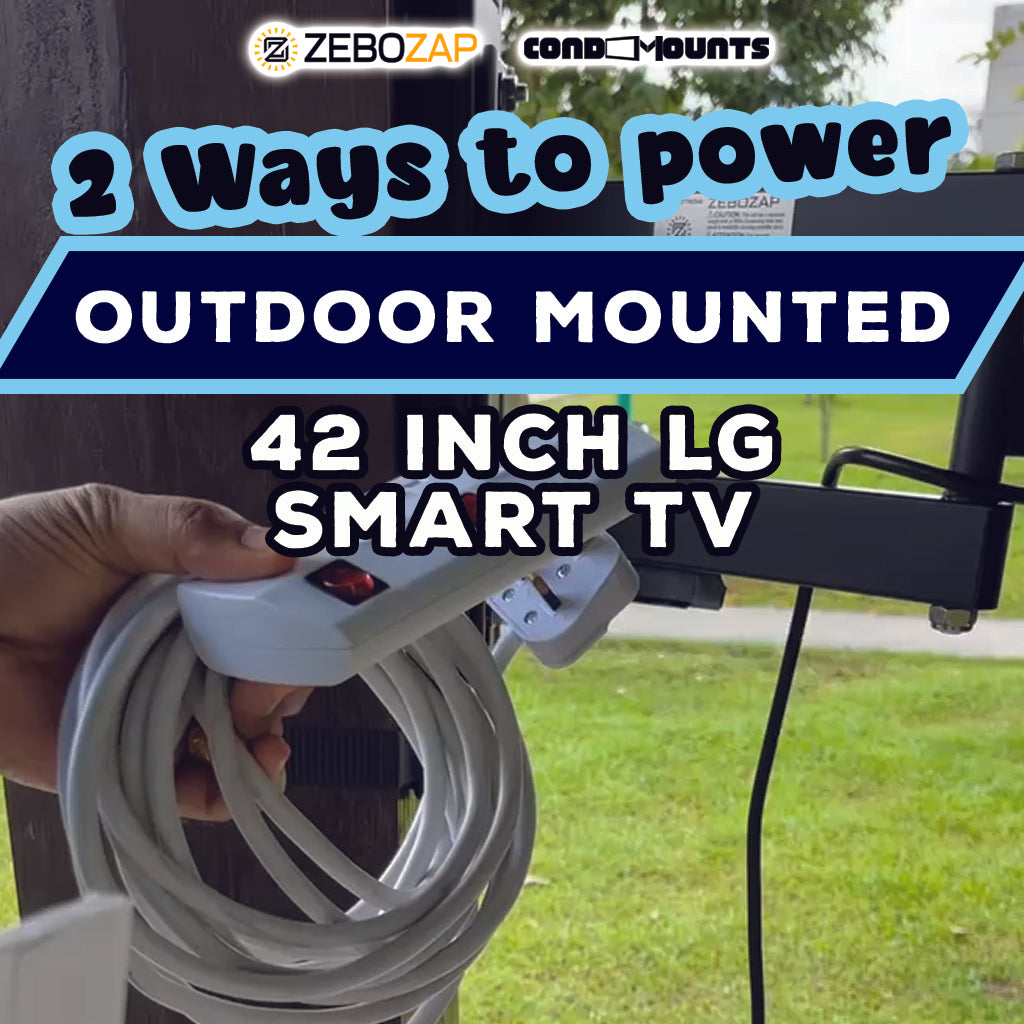 Powering Up Your Outdoor TV: A Comprehensive Guide by Condomounts