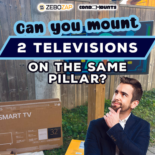 Maximizing Entertainment: A Guide to Mounting Two TVs on One Pillar with Condomounts