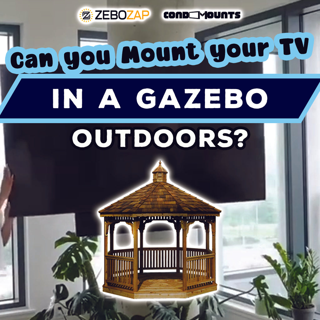 Can you mount a TV in a Gazebo