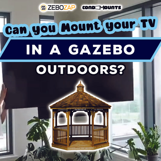 Can you mount a TV in a Gazebo