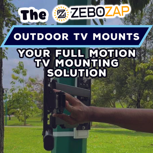 Embrace Outdoor Entertainment with Our Full Motion Swivel & Tilt Outdoor Pillar Mounts!