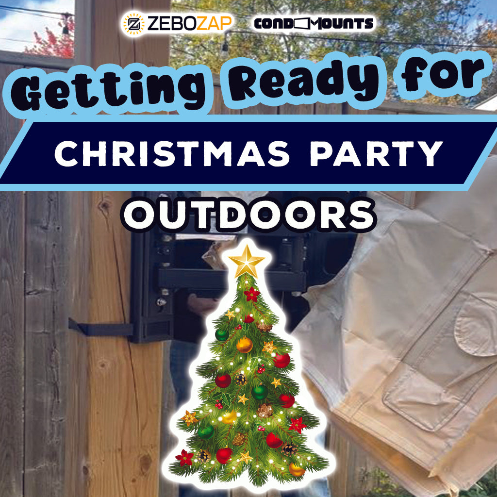 Elevate Your Outdoor Celebrations: A Step-by-Step Guide to Setting Up Zebozap Outdoor Full Motion Pillar Mount (ZZTVA2044)