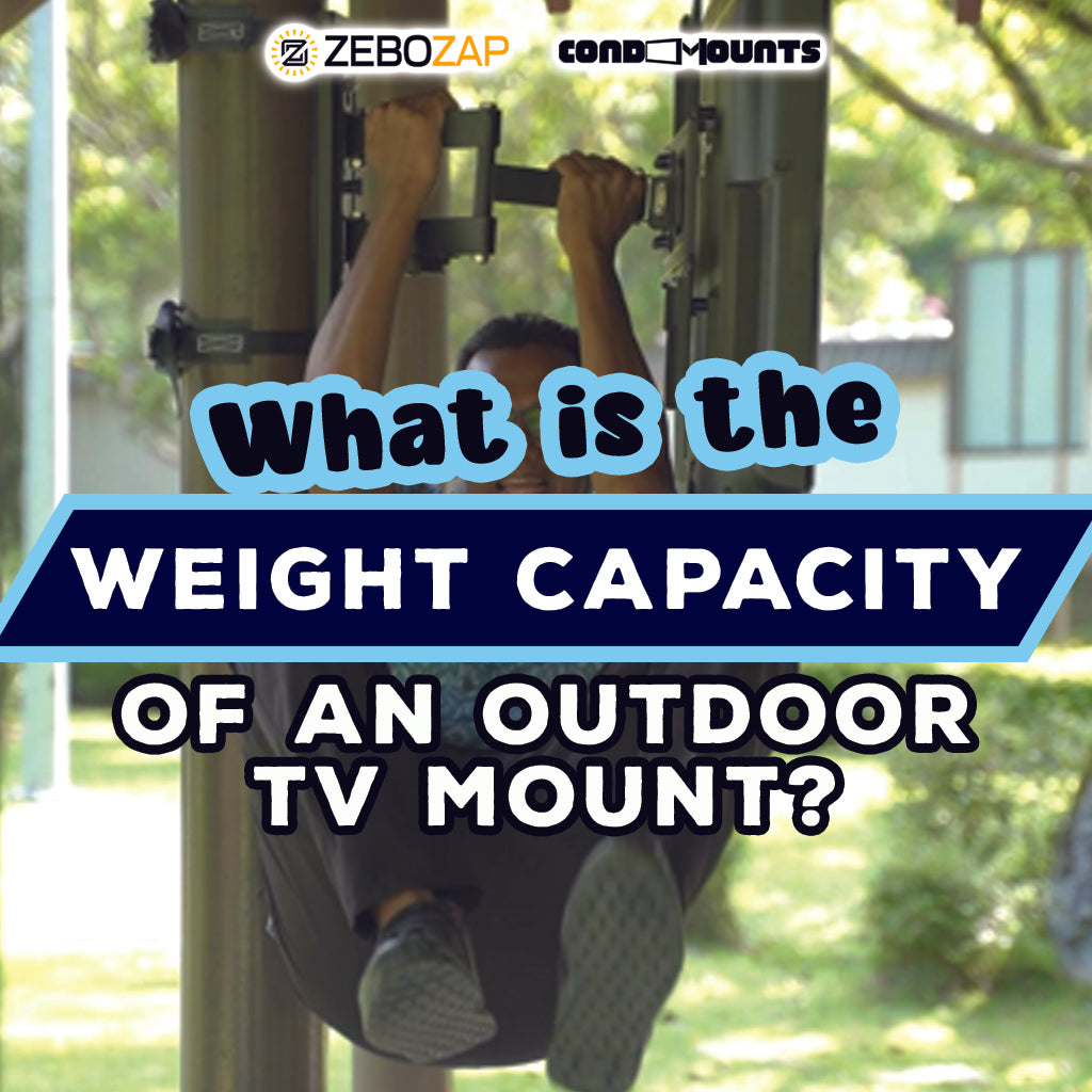Unveiling Zebozap's Outdoor TV Mount: A Weight Capacity Triumph