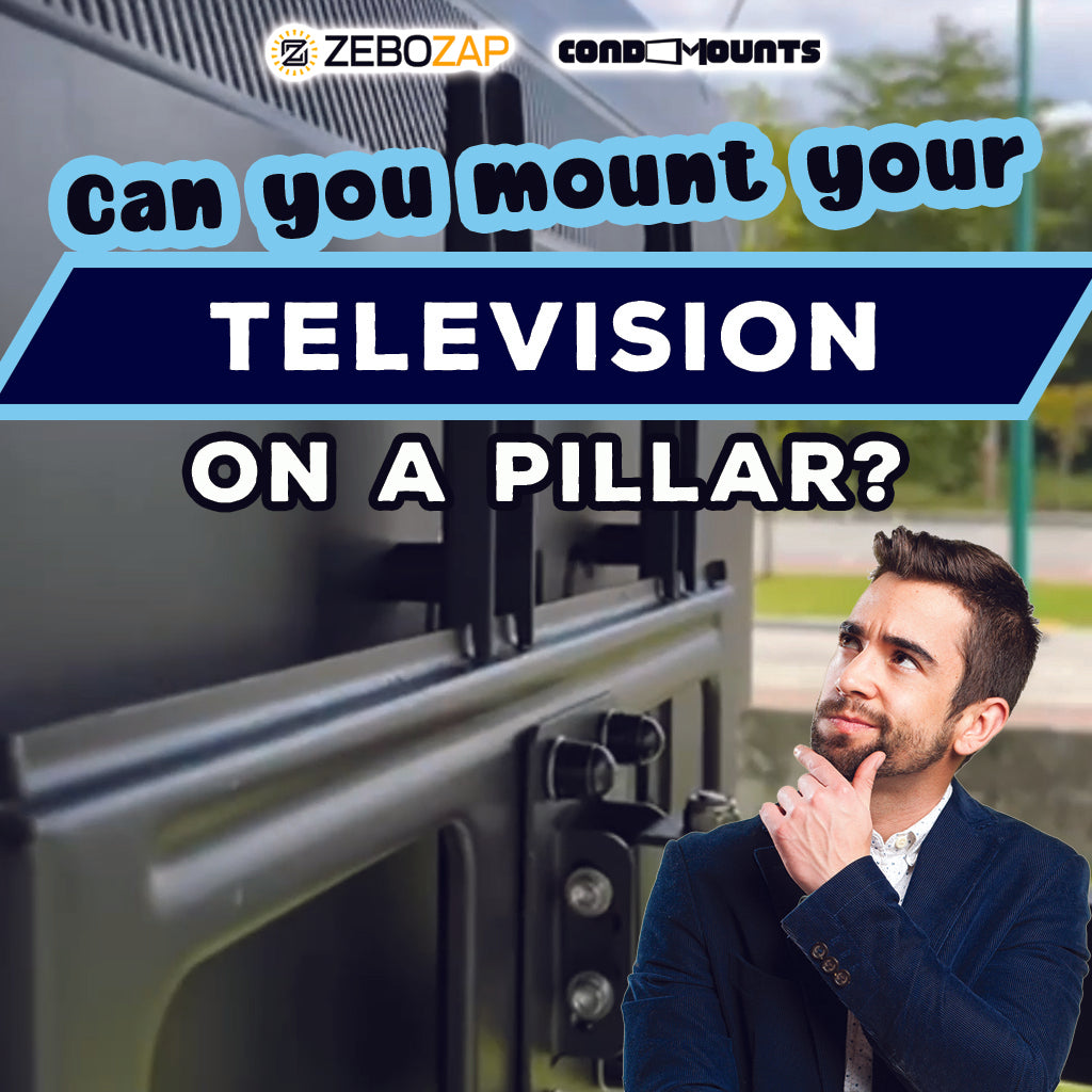 Can you mount your TV on pillars?