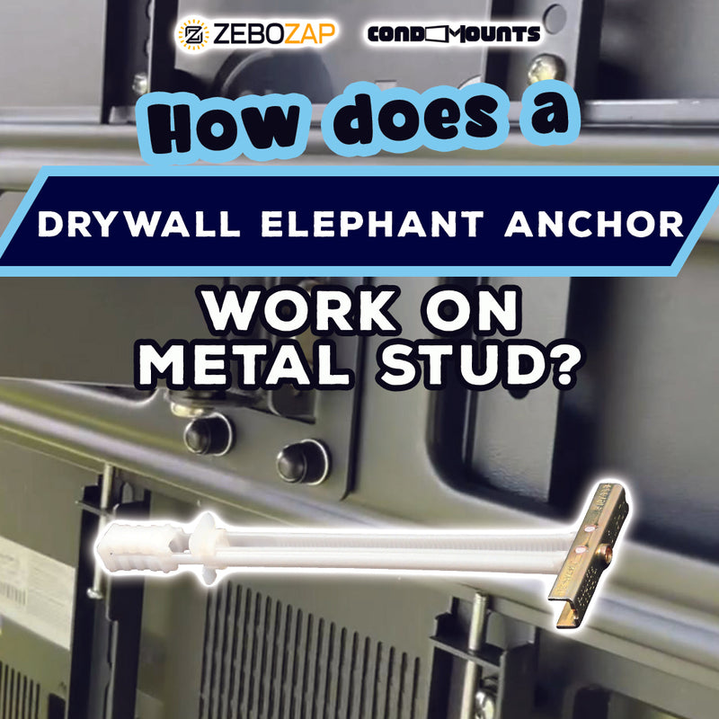 Drywall Elephant Anchors How it works? CondoMounts