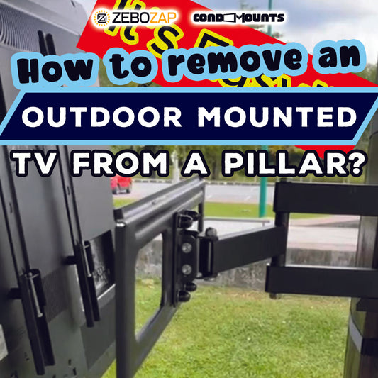 Mastering the Art of Outdoor TV Removal with Condomounts