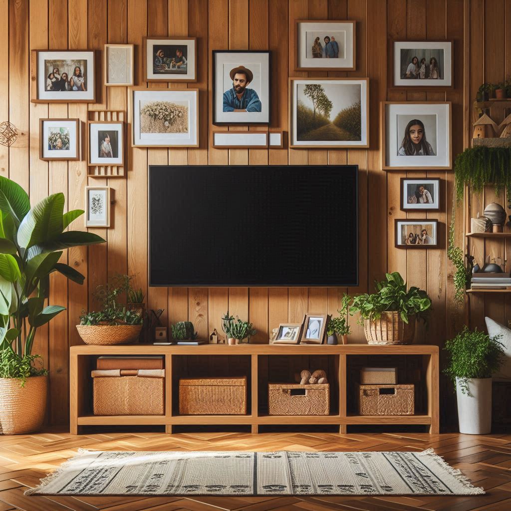 Can TV be mounted on wood?