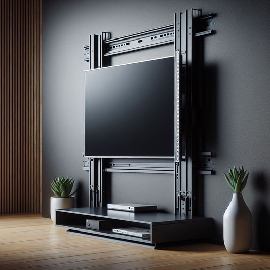 What is a vertical sliding TV mount?