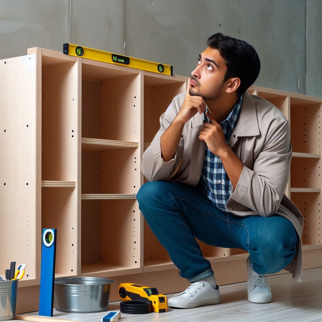 How to mount cabinets on drywall?